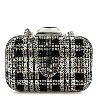 Micro Cloud Sequin-Embellished Clutch