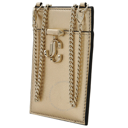 Jimmy Choo, Nappa Leather ID Holder With Chain