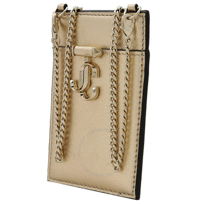 Jimmy Choo, Nappa Leather ID Holder With Chain