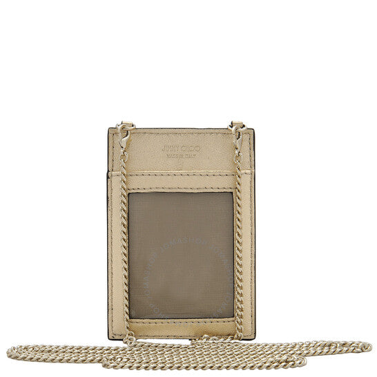 Jimmy Choo, Nappa Leather ID Holder With Chain