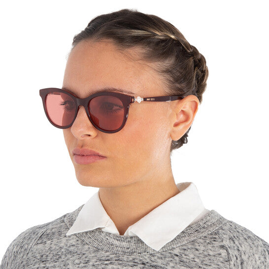 Pink Oval Ladies Sunglasses