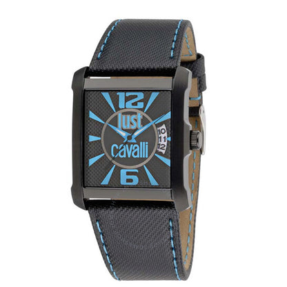 Just Cavalli, Rude Black Dial Men's Watch