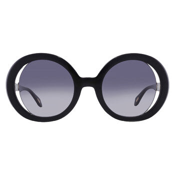 Smoke Gradient Oval Ladies Sunglasses