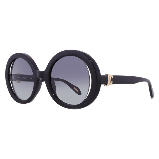 Smoke Gradient Oval Ladies Sunglasses