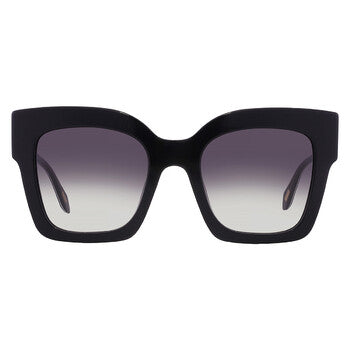 Smoke Gradient Square Ladies Sunglasses