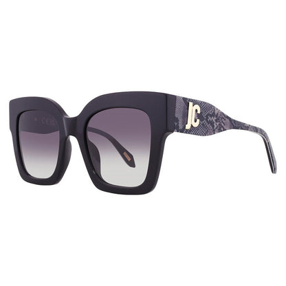 Smoke Gradient Square Ladies Sunglasses