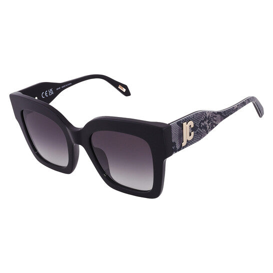 Smoke Gradient Square Ladies Sunglasses