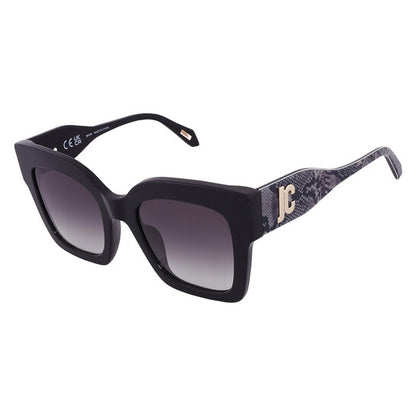 Smoke Gradient Square Ladies Sunglasses