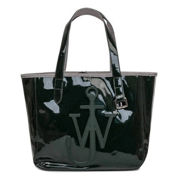 Coated Denim Belt Tote Bag