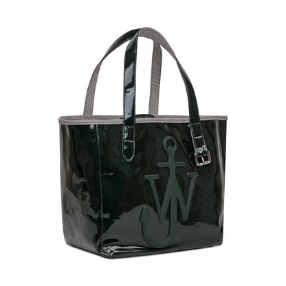 Coated Denim Belt Tote Bag