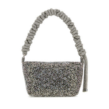 Black Rhinestones Handbag