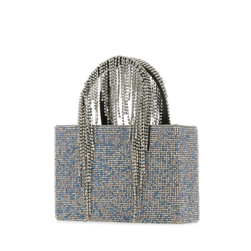 Light-blue Rhinestones Handbag