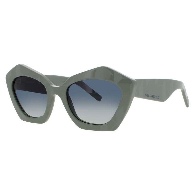 Ladies Blue Rectangular Sunglasses