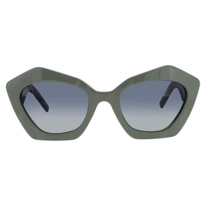 Ladies Blue Rectangular Sunglasses