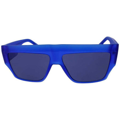 Men's Blue Rectangular Sunglasses