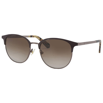 Brown Gradient Oval Ladies Sunglasses