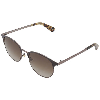 Brown Gradient Oval Ladies Sunglasses