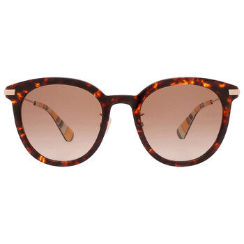 Brown Gradient Oval Ladies Sunglasses