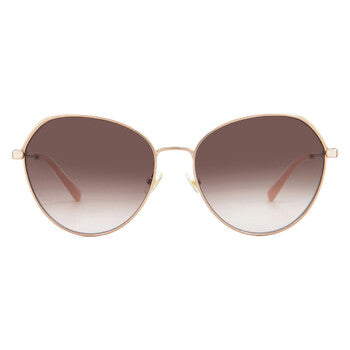 Brown Gradient Oval Ladies Sunglasses