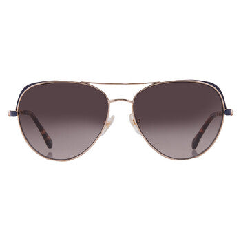 Brown Gradient Pilot Ladies Sunglasses
