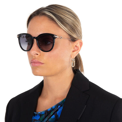 Dark Grey Gradient Oval Ladies Sunglasses