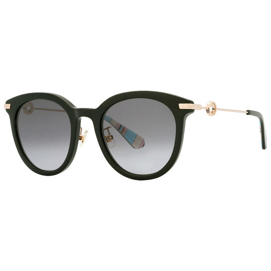 Dark Grey Gradient Oval Ladies Sunglasses