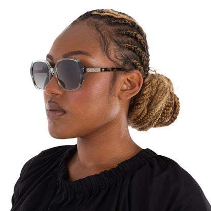 Dark Grey Shaded Square Ladies Sunglasses