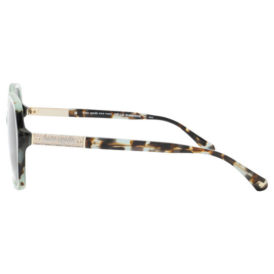 Dark Grey Shaded Square Ladies Sunglasses
