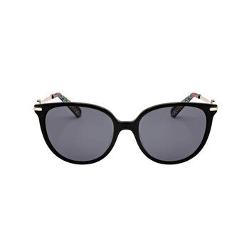 Ladies Black Round Sunglasses
