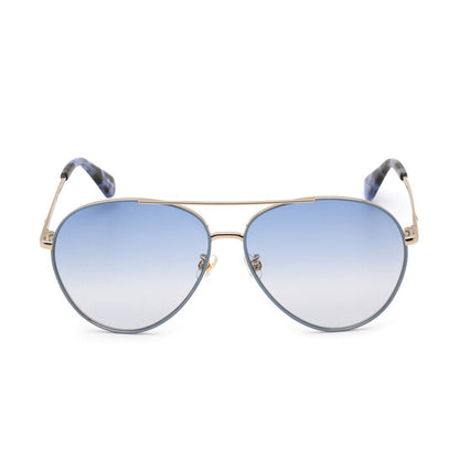 Ladies Blue Pilot Sunglasses