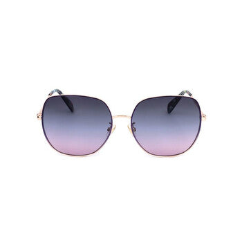 Ladies Blue Square Sunglasses