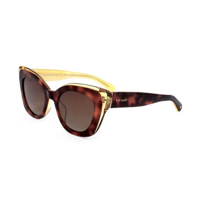 Ladies Brown Round Sunglasses