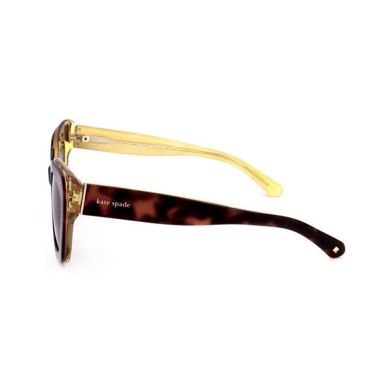 Ladies Brown Round Sunglasses