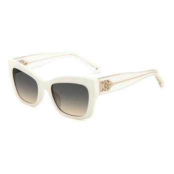 Ladies White Cat Eye Sunglasses