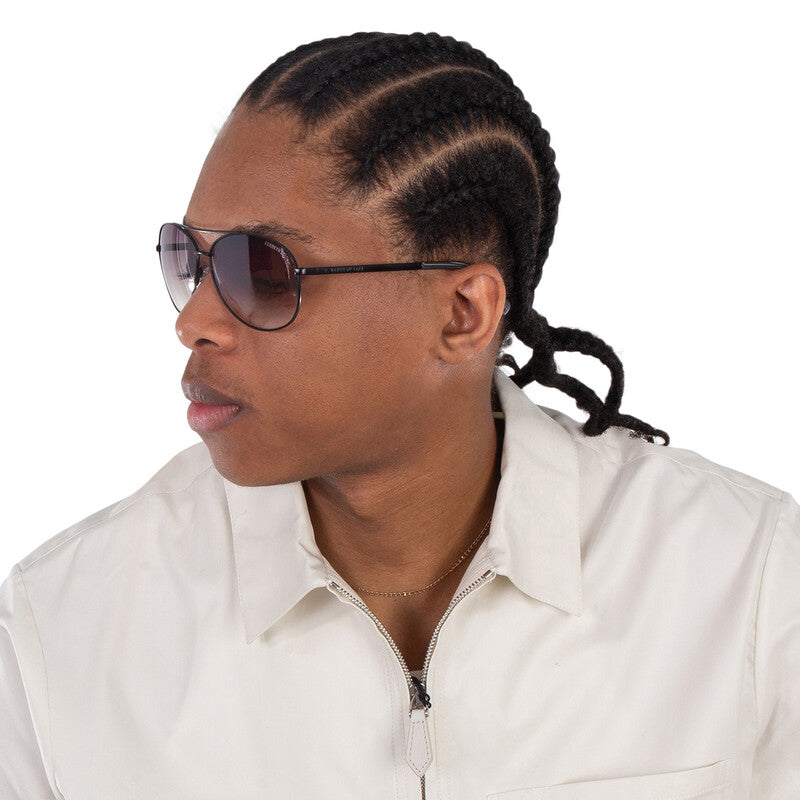 New York Brown Mirror Pilot Men's Sunglasses