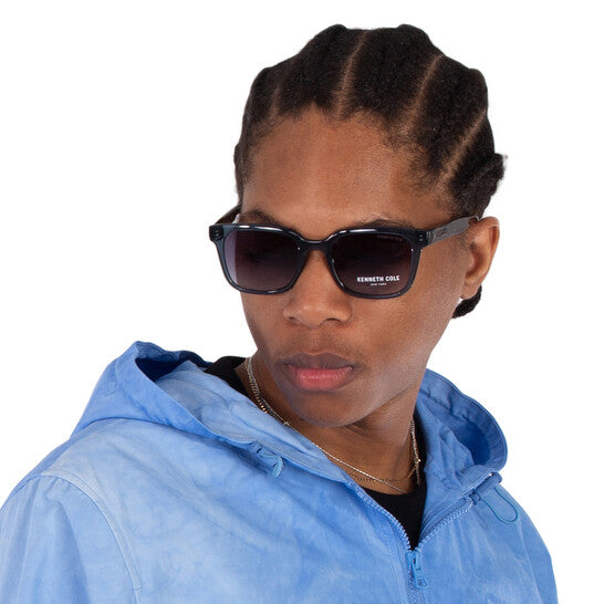 Smoke Gradient Square Men's Sunglasses