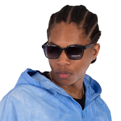 Smoke Gradient Square Men's Sunglasses