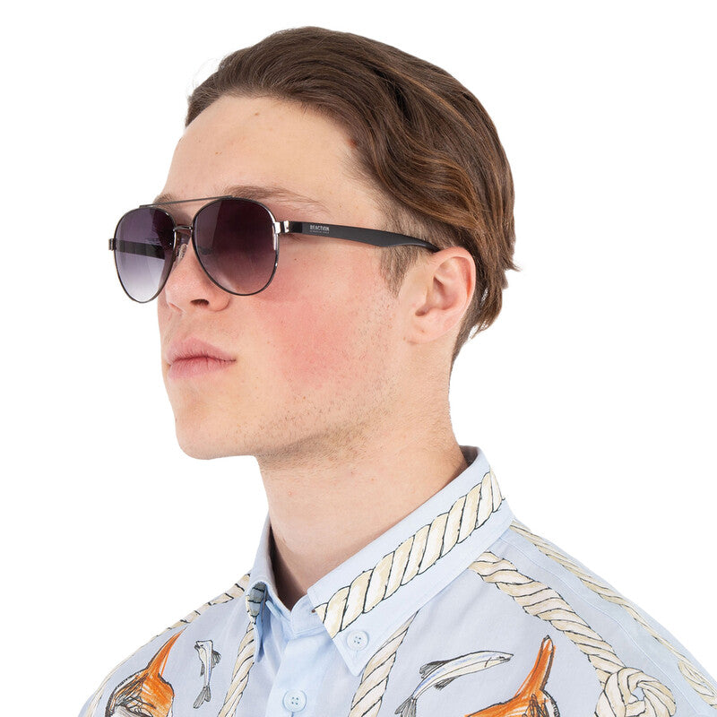 Smoke Gradient Pilot Men's Sunglasses
