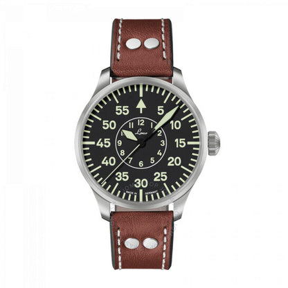 ساعة لاكو آخن الأوتوماتيكية للرجال بمينا أسود