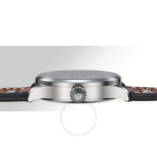 ساعة لاكو آخن الأوتوماتيكية للرجال بمينا أسود