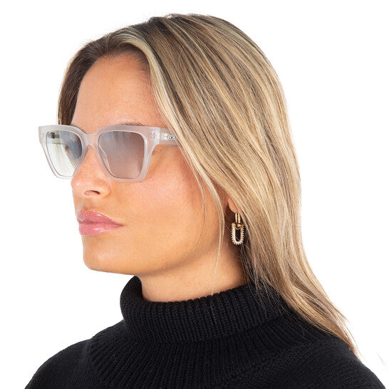 Blue Rectangular Ladies Sunglasses