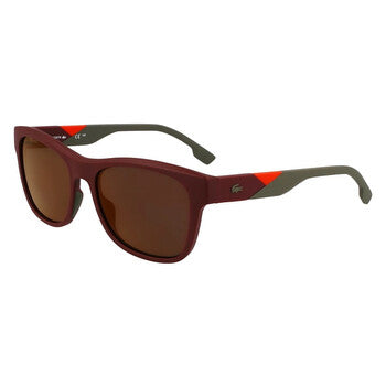 Orange Mirror Square Men's Sunglasses