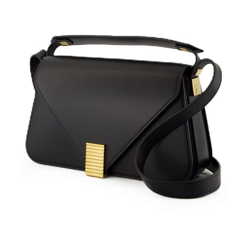 Concerto Shoulder Bag In Black Leather