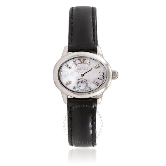 ساعة Le Vian Time Quartz Diamond White Dial للرجال