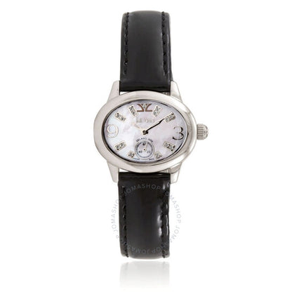 ساعة Le Vian Time Quartz Diamond White Dial للرجال