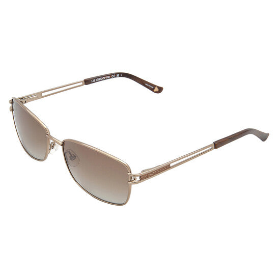 Brown Gradient Rectangular Ladies Sunglasses