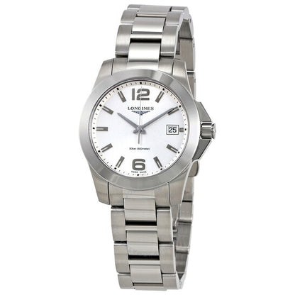 Longines, Conquest Silver Dial Ladies 34 mm Watch L33774766