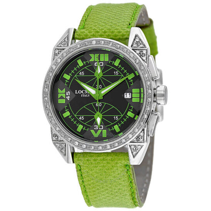 Locman, Cavallo Pazzo Chronograph Quartz Black Dial Ladies Watch