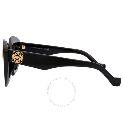 نظارة شمسية نسائية من لويفي بتصميم عين القطة رمادية