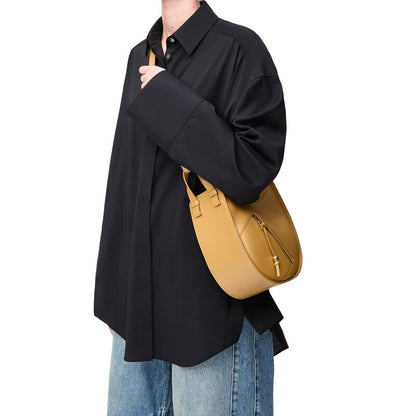 Ladies Hammock Slice Bag In Shiny Calfskin
